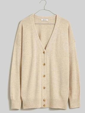 Madewell V-Neck Button Cardigan Sweater